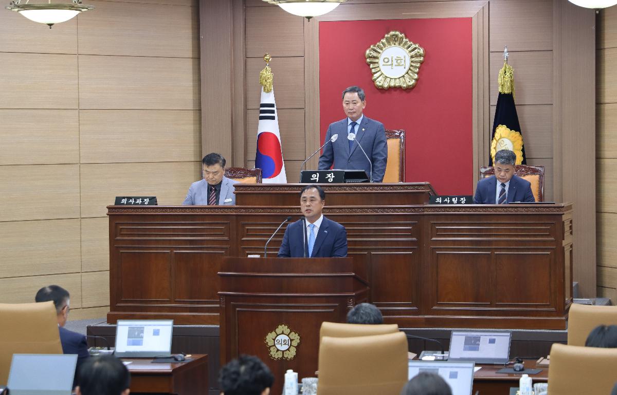 제346회 제1차 정례회 제1차 본회의 첨부이미지 : 20250610_김왕중 의원 5분발언.JPG