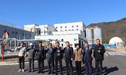 음성군 가축분뇨 공공처리시설 견학