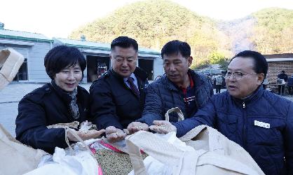 공공비축미 매입 격려