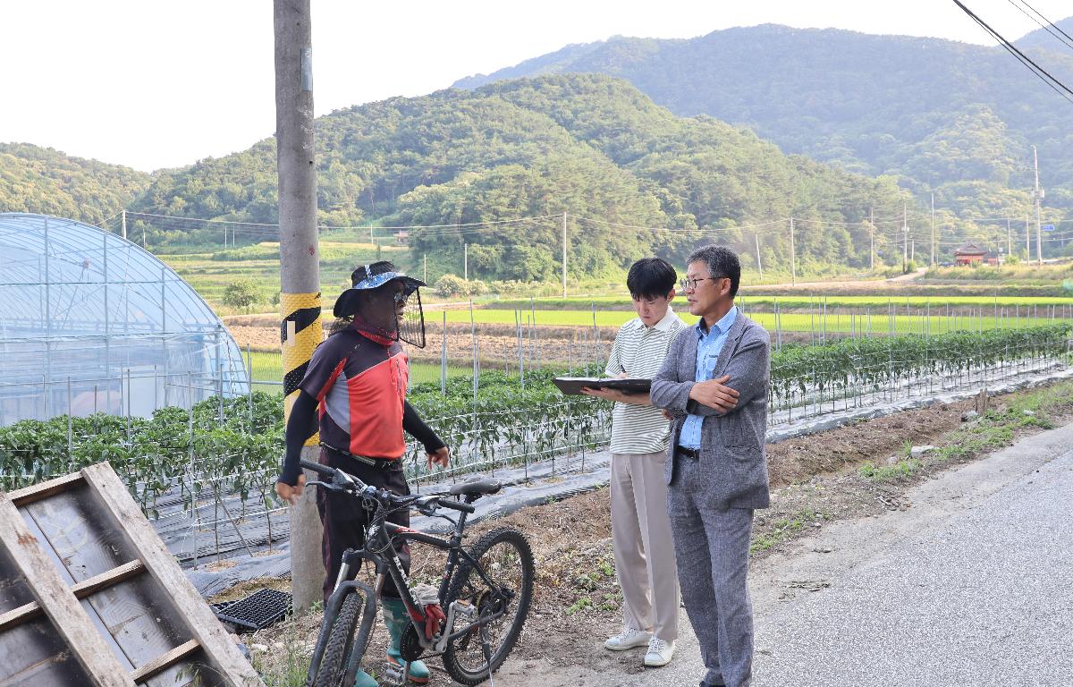 송전선로 후보지역 현장 방문 첨부이미지 : 20250618_김정흠 위원장 송전선로 후보지역 현장 방문3.JPG